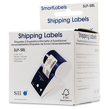 Seiko Instruments Self-Adhesive Label Red